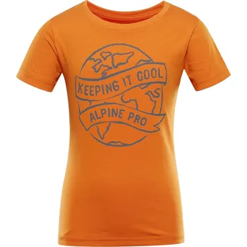 Chlapecké tričko Dětské triko z organické bavlny ALPINE PRO ECOMO 2 oranžová 152-158