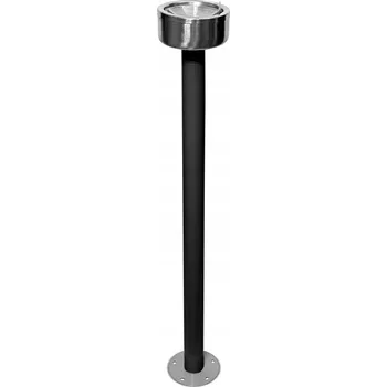 Popelník Sloupek Popelník nerezový Inox na sloupku 75 cm černý