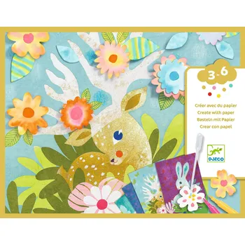 Kouzelnická sada DJECO Tvoření s pijáky lesní zvířátka DJ00082