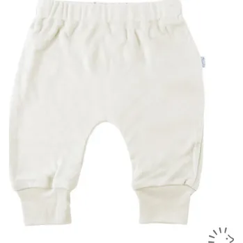 PoPoLiNi Kojenecké kalhoty merino vlna Ecru Vel. 62/68