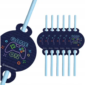 Papírová Brčka del-sol 6 ks