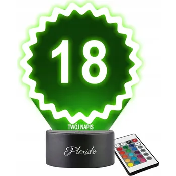 Lampička Plexido vícebarevná Noční lampa