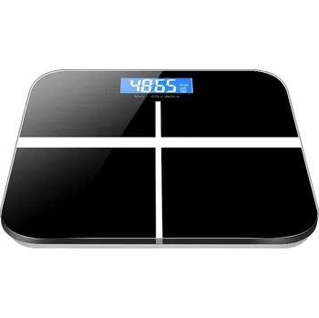 Osobní váha KOUPELNOVÁ SKLENĚNÁ VÁHA ELEKTRONICKÁ SLIM LCD 180kg