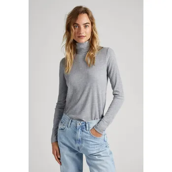 Dámské tričko Pepe Jeans Dámské tričko DEBORAH Barva: šedá, Velikost: XS