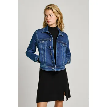 Dámská casual bunda Pepe Jeans Dámská bunda CORE JACKET Barva: denim (odpovídá obrázku), Velikost: XXS