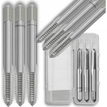 Závitořezný nástroj Závitníky UNC č. 12-24 Sada 3x závitník sjednocený strojní ruční