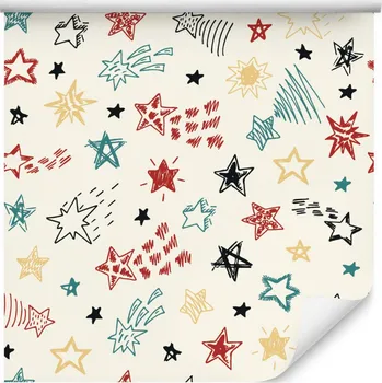 Tapeta Tapeta pro děti - barevné hvězdičky /312361919
