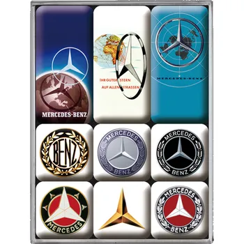 Sada nářadí Postershop Sada magnetu - Mercedes-Benz Evolution 9 ks