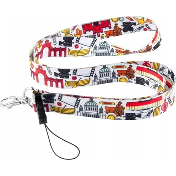 Nylonová šňůrka na telefon, vícebarevná