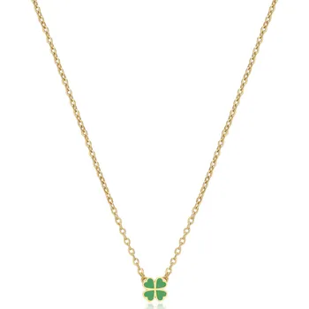 Módní doplněk S'Agapõ Půvabný pozlacený náhrdelník Čtyřlístek Click SCK253 + 2 měsíce na vrácení zboží