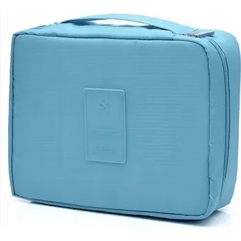 Kosmetická taška Kosmetická taštička Zzato Zorganizowany Dom, modrá kosmetická taška do kabelky