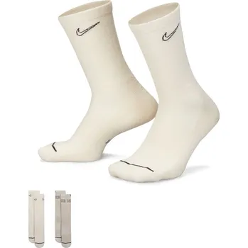 Pánské ponožky Vysoké bavlněné ponožky Nike EVERYDAY PLUS (2 PAIRS) bílé DZ1551-900 - XL | UK 9,5 | US 12