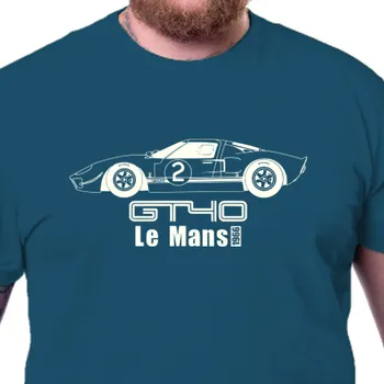 Tričko Auta a motorky | Tričko pro příznivce závodu Le Mans - Ford GT40