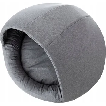 Pelíšek pro psa Bouda pelíšek s kulatou stříškou pro psa 2v1 100 x 100 cm