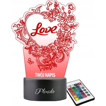 Lampička Noční lampa Plexido vícebarevná