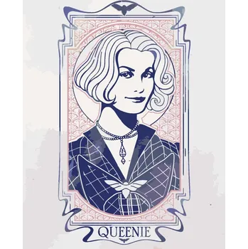 Zuty Malování podle čísel Secesní Queenie (Fantastické zvěře)