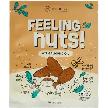 Pleťová maska Pleťová maska v plátýnku Feeling Nuts s mandlovým olejem