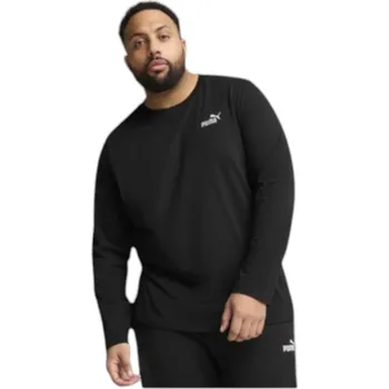 Dámské oblečení Puma ESS No. 1 Logo Longsleeve Tee PUMA Blac 682546 01 S Velikost: L