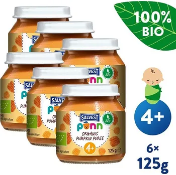 SALVEST Ponn BIO Dýňové pyré 6× 125 g