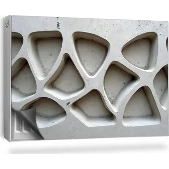 Obraz Magnetická podložka na radiátor, kryt 90 x 60 cm šedá