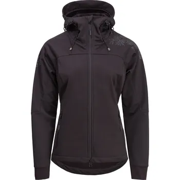 Dámská softshellová bunda Dámská softshellová bunda s kapucí Silvini LANO, black Velikost: XS