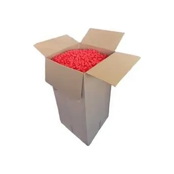 Obalový materiál Fixační výplňová tělíska In BOX chips BIO, 250 litrů, v krabici, červená,rychlé dodání