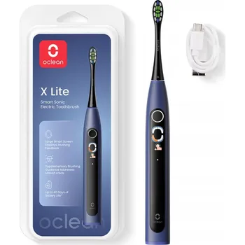 Péče o chrup Sonický kartáček Oclean X Lite modrý, 5 programů, 72000 pohybů/min.