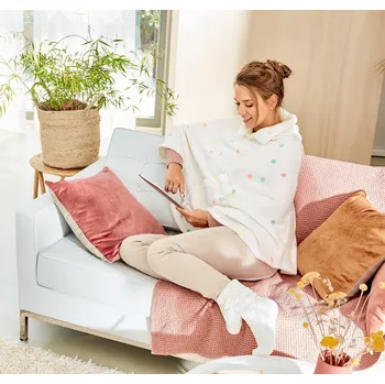 Dámské pončo Blancheporte Pončo bílá M