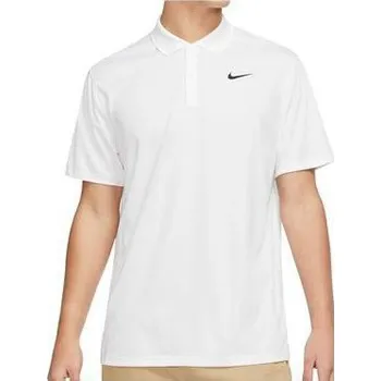 Pánské tričko Pánské funkční tričko s krátkým rukávem Nike NKCT DF POLO PQ bílé DD8372-100 - XL | UK 7 | US 9,5