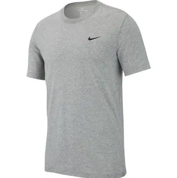 Pánské tričko Pánské funkční tričko s krátkým rukávem Nike M NK DRY TEE DFC CREW SOLID šedé AR6029-063 - M | UK 14 | US 15