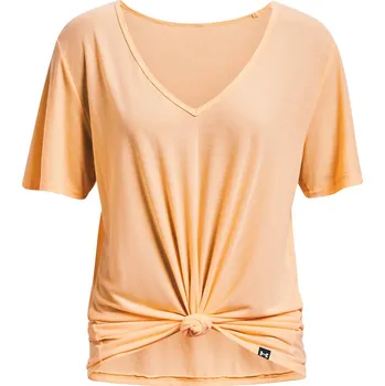 Dámské tričko s krátkým rukávem Under Armour PJT RCK COMPLETER DEEP V T W oranžové 1380234-792 - S | UK 7 | US 9,5