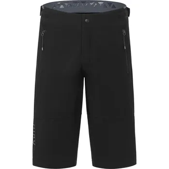 Pánské kraťasy Pánské cyklistické Kraťasy HIRU Advanced Baggy, celočerné, velikost L