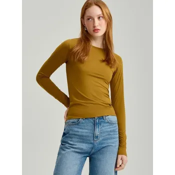 Dámské tričko Tričko s&nbsp;dlouhými rukávy - XS - House - zlatohnědá - 687FX-82X