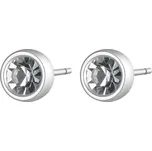 S'Agapõ Ocelové náušnice s krystaly CLICK SCK21 + 2 měsíce na vrácení zboží