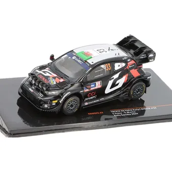 autíčko Toyota GR Yaris Rally1 Hybrid #33 E. Evans / S. Martin Rally Sweden 2024 1:43 Toyota GR Yaris Rally1 No.33 Rally Sweden 2024 E. Evans / S. Martin - kovový model auta
