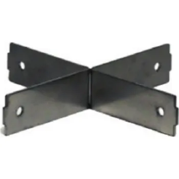 Spojka na rohový sloupek inox