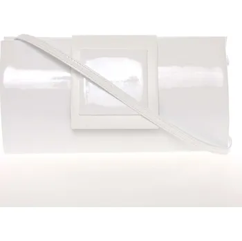 Kabelka Dámské psaníčko bílé/lesk - Delami Sayre bílá