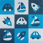 Ricokids Pěnové puzzle 9 dílků modré
