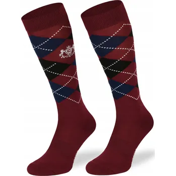 Dámské ponožky Jezdecké Ponožky Comodo SJPW/03 vel. 31-34, vínové