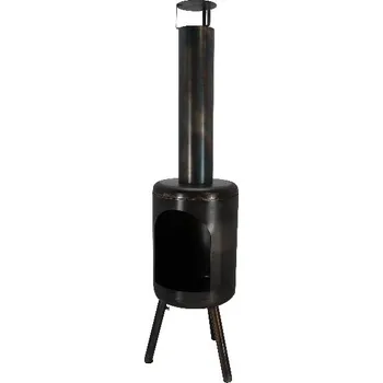 Krbová kamna Kamna krbová na terasu na podstavci, v. 154 cm|Esschert Design