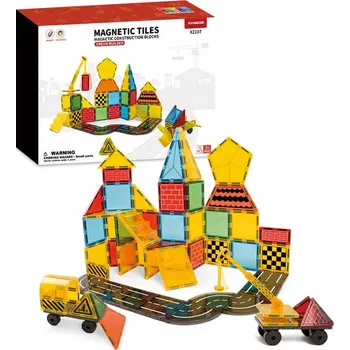 ostatní stavebnice Magnetická stavebnice Dream Builder 72ks sada - Magnetic Tiles