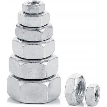 Matice Šestihranná matice DIN934 M14 tř. 8 pozink balení 10 Ks