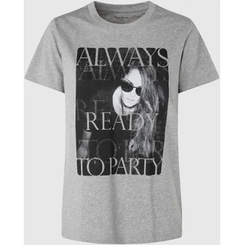 Dámské tričko Pepe Jeans Dámské tričko TALIA Barva: šedá, Velikost: XS