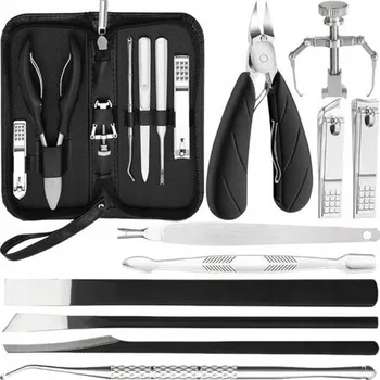 Sada kleštiček na nehty 6 v 1 pro manikúru a pedikúru, kleště na kůžičku a zarostlé nehty