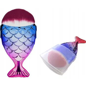 Kosmetický štětec Štětec rybka na odstraňování prachu, pudru, tvářenky a make-upu