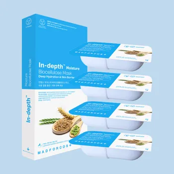 Pleťová maska MADFORCOS - In-Depth Moisture Biocellulose Mask - Hloubkově hydratační maska z biocelulózy - 4 ks