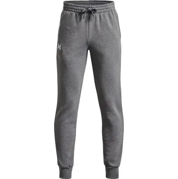 Dětské tepláky na volný čas Under Armour B RIVAL FLEECE JOGGERS šedé 1379787-025 - YXS | UK 6,5 | US 8,5