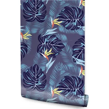 Fototapeta Tapeta do jídelny listy palmy monstery rostliny M