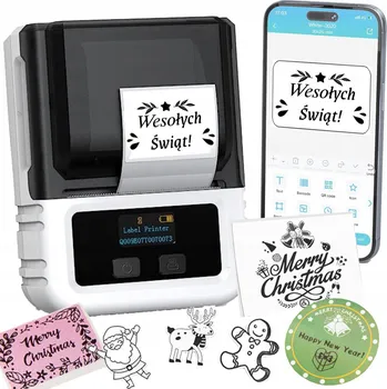 Pracovní obuv Phomemo M120 bílá mini tiskárna samolepicích etiket