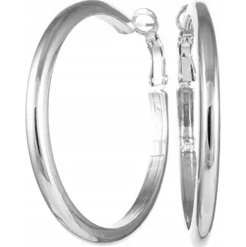 Náušnice Colibra 4,4 cm stříbrné kruhy